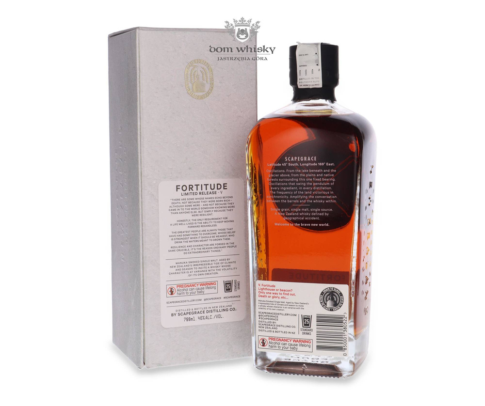 Scapegrace Fortitude Limited Release V / 46% / 0.7l