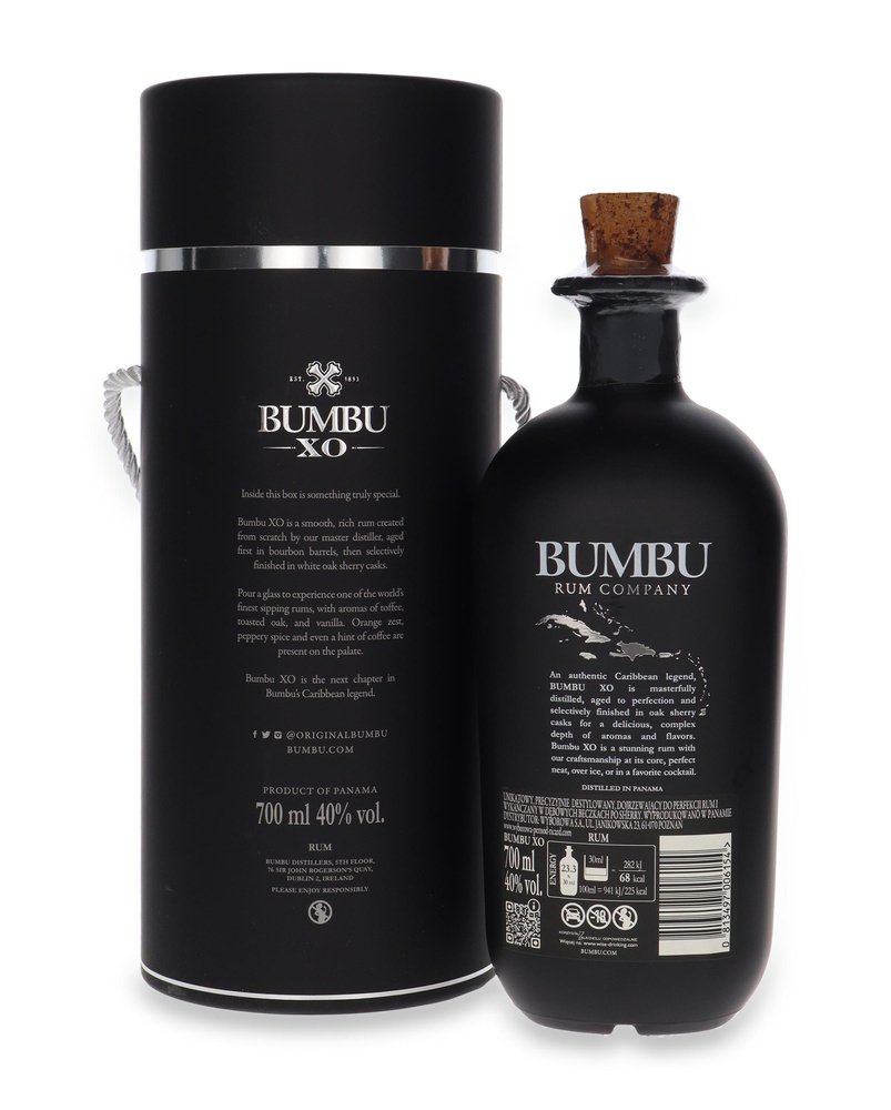 Bumbu X.O. Rum / Tuba / 40% / 0,7l