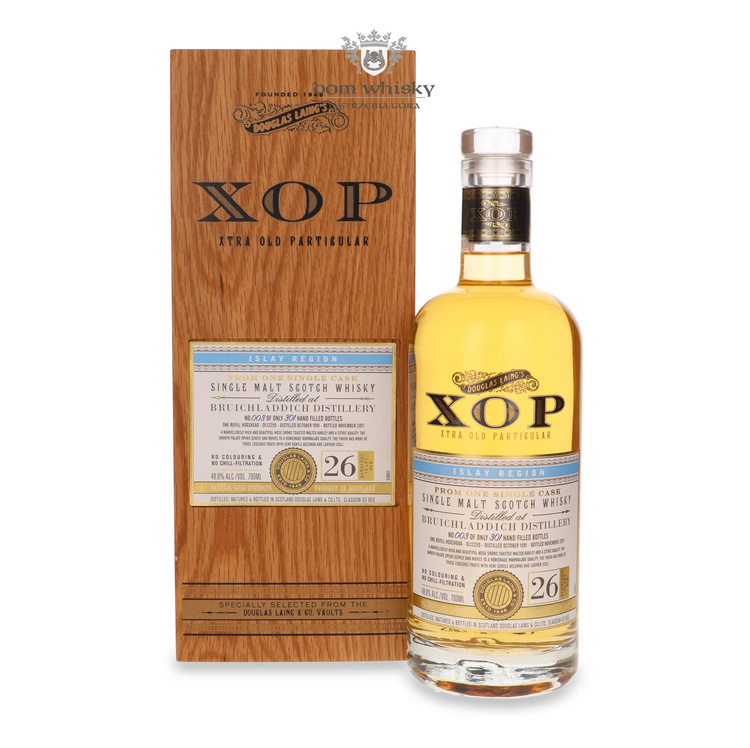 Bruichladdich 26-letni (D.1991, B.2017) Douglas Laing’s XOP / 48% / 0,7l	