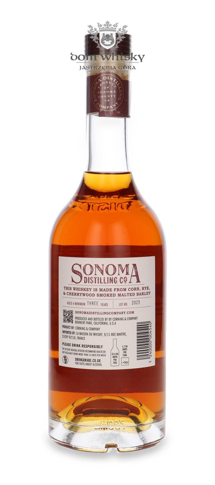 Sonoma California Smoked Bourbon / 46% / 0,7l