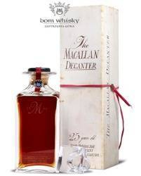 Macallan Vintage 1965,25-letni, M1824, Tudor Decanter / 43% /0,75l