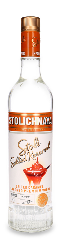 Wódka Stolichnaya Salted Karamel (Łotwa) / 37,5% / 0,7l