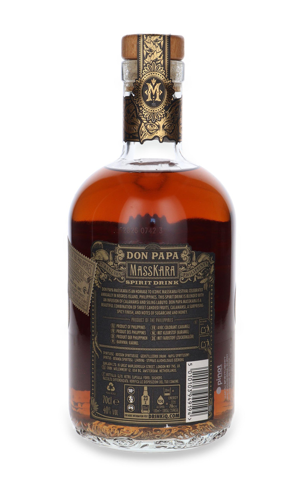 Don Papa Masskara Rum Philipines New Bottle / 40% / 0,7l