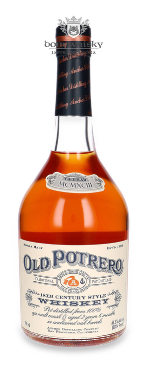 Old Potrero 18th Century Style Rye Whiskey / 51,2%/ 0,7l