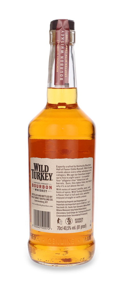 Wild Turkey 81 Kentucky Straight Bourbon/ 40,5%/ 0,7l		