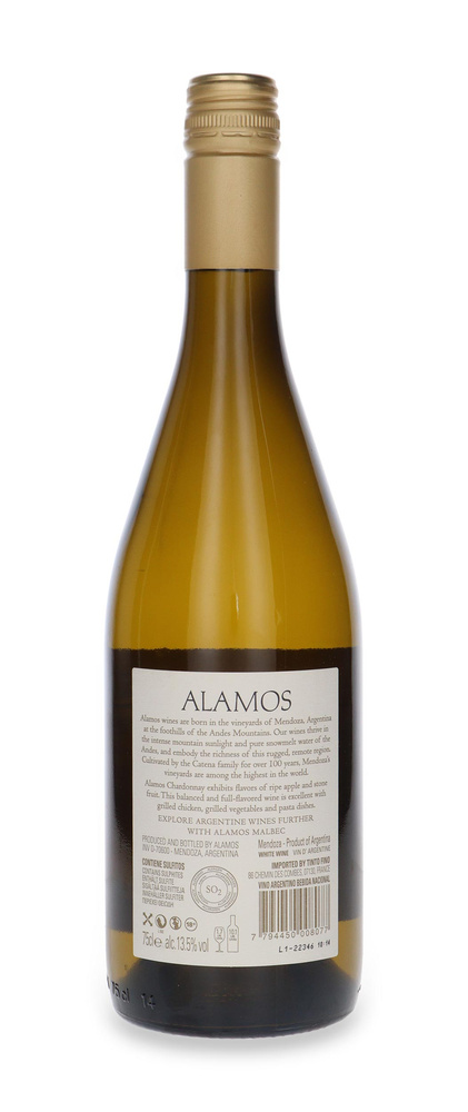 Alamos Chardonnay 2022/13,5%/0,75l