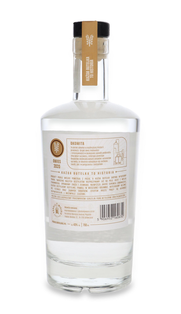 Okowita Podole Wielkie Owies Harem 2025 / 43% / 0.7 L