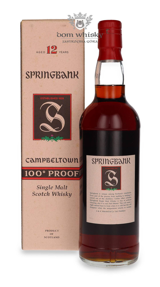 Springbank 12-letni Campbeltown 100 PROOF / 50% / 0,7l