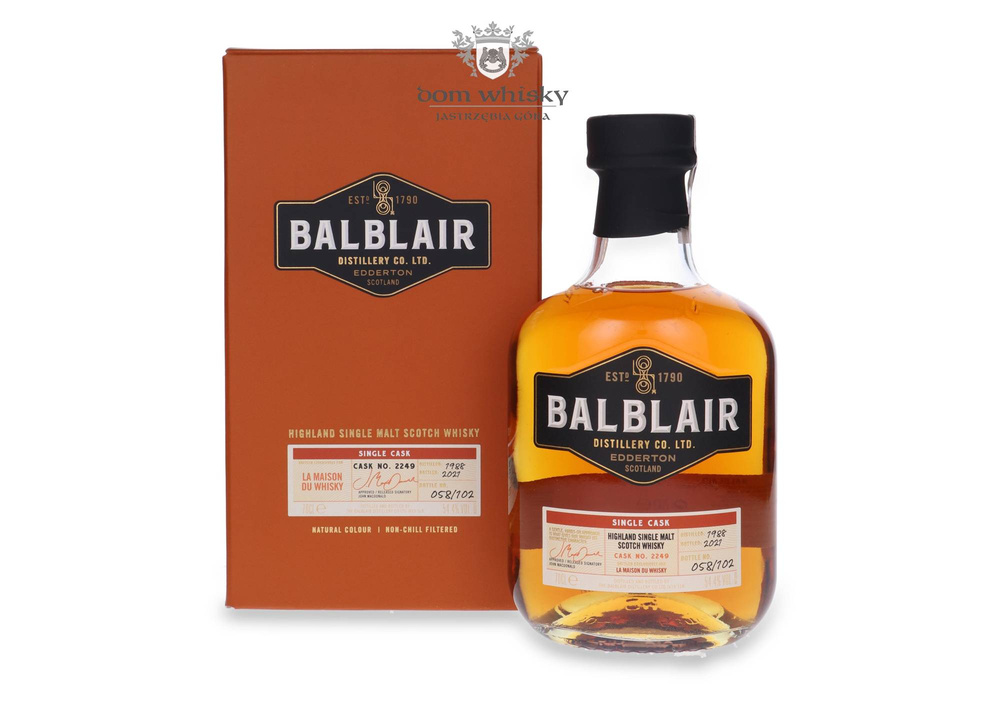 Balblair 1988 (Bottled 2021) La Maison Du Whiskey / 54.4% / 0.7l