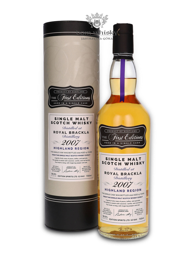 Royal Brackla 15-year-old (D.2007, B.2022) The Fist Editions / 56.6% / 0.7l