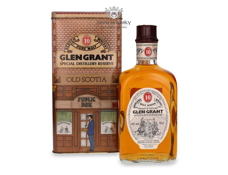 Glen Grant 10-letni Pure Malt (Decorative Tin Box) / 43% / 0,75l