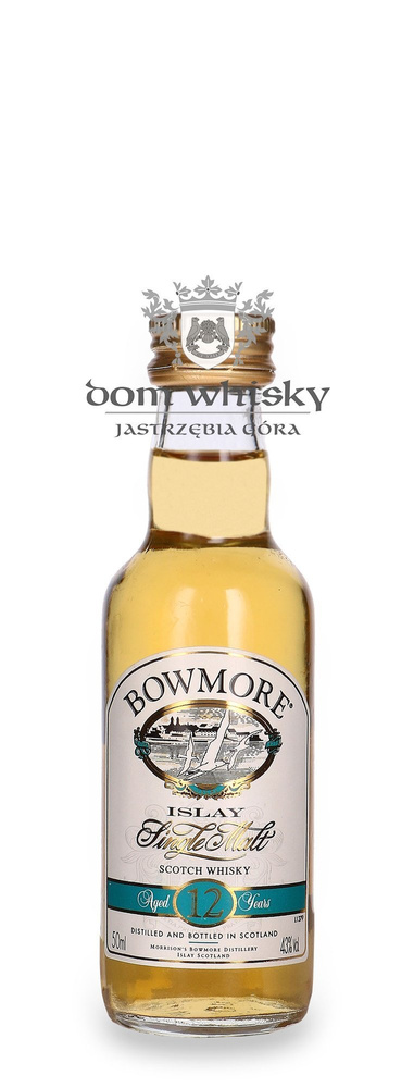 Bowmore 12-letni Old Label / 43% /Miniaturka/ 0,05l