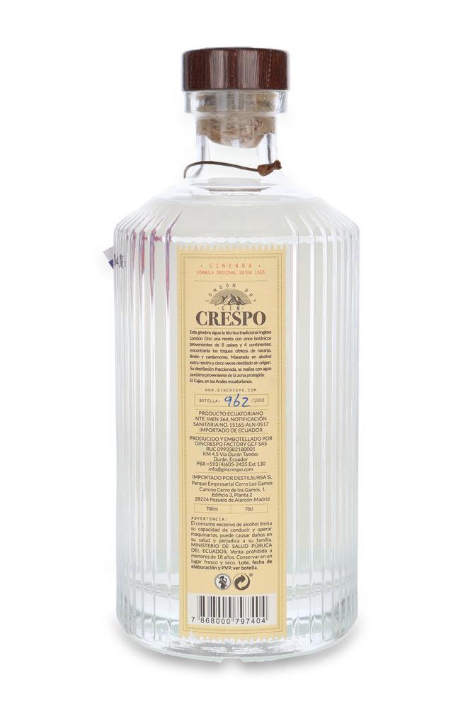 Crespo Premium London Dry Gin / 45% / 0,7l