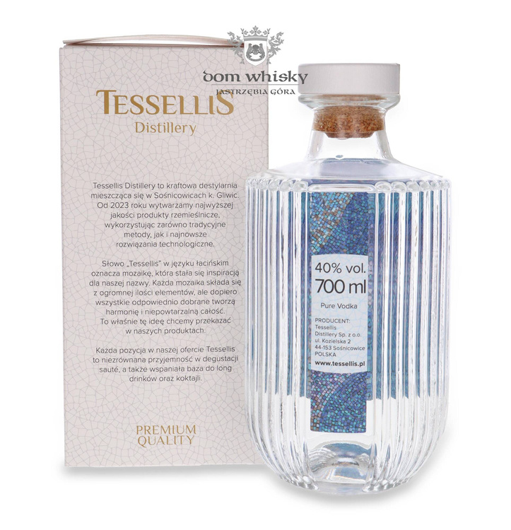 Wódka Tessellis Pure Vodka / 40% / 0,7l