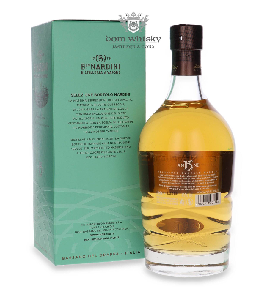 Grappa Nardini Reserva 15 year / 45% / 0.7l