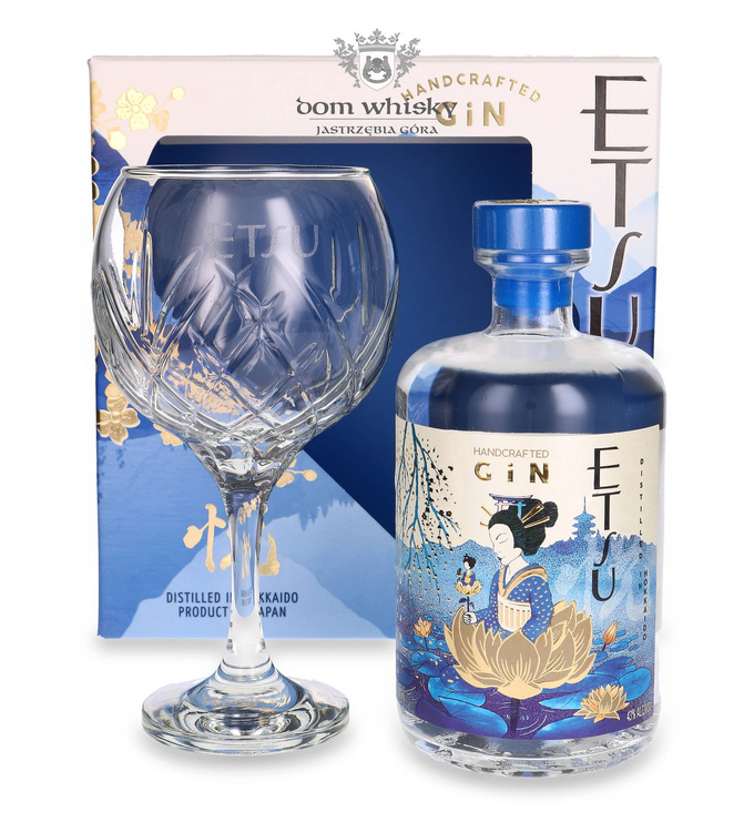 Etsu Handcrafted Japanese Gin + Copa Glass / 43%/ 0,7l 