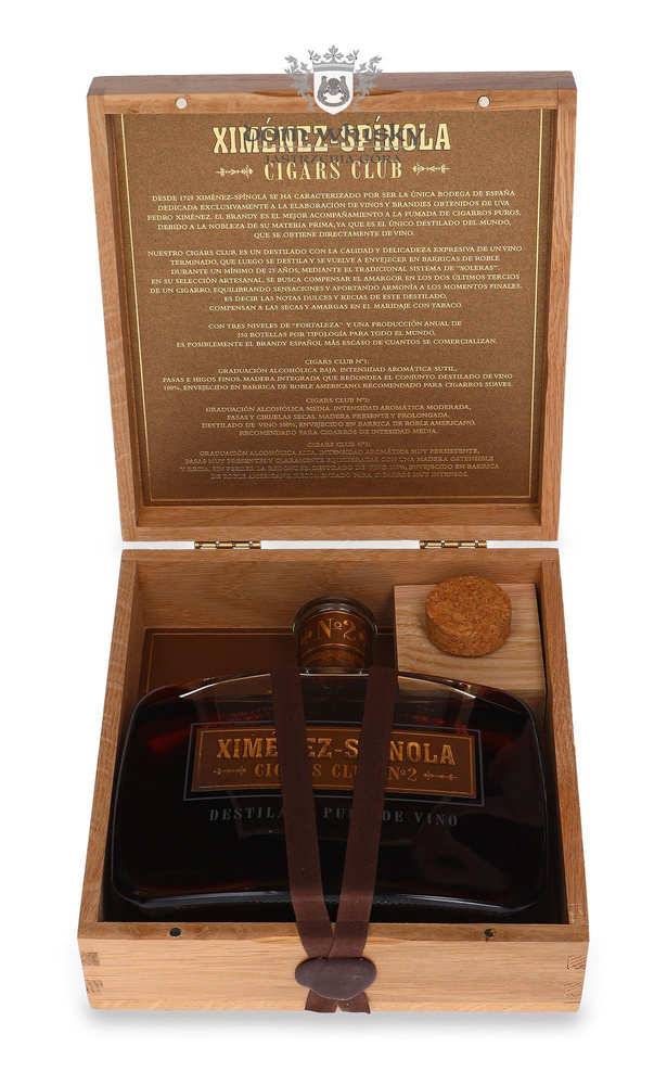 Ximenez-Spinola Cigars Club No.2 Brandy / 45,17% / 0,7l
