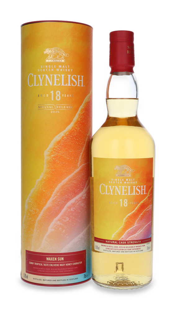 Clynelish 18-letni, Waxen Sun, 2025 Special Release/ 51,6%/ 0,7l	