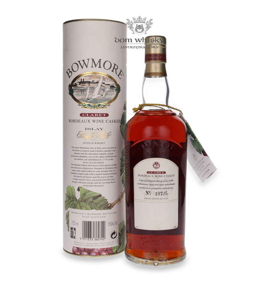 Bowmore Claret (Bordeaux Wine Casked) / 56% / 0.75l