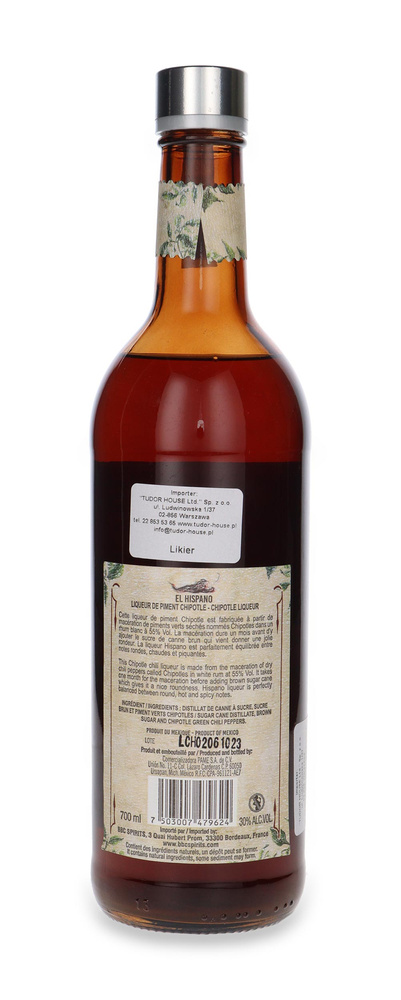 El Hispano Chipotle Liqueur / 30% / 0,7l