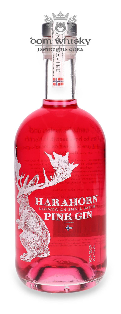 Harahorn Norwegian Pink Gin / 40%/ 0,5l   