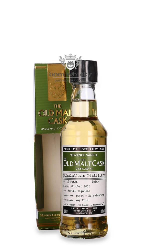 Bunnahabhain 13-letni (D.2005, B.2019) Old Malt Cask / 50% / 0,2l