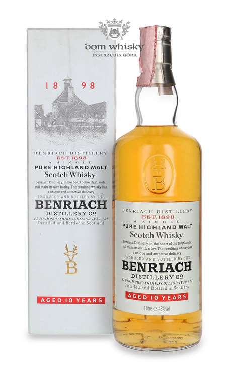 BenRiach 10-letni / Box / 43% / 1,0l