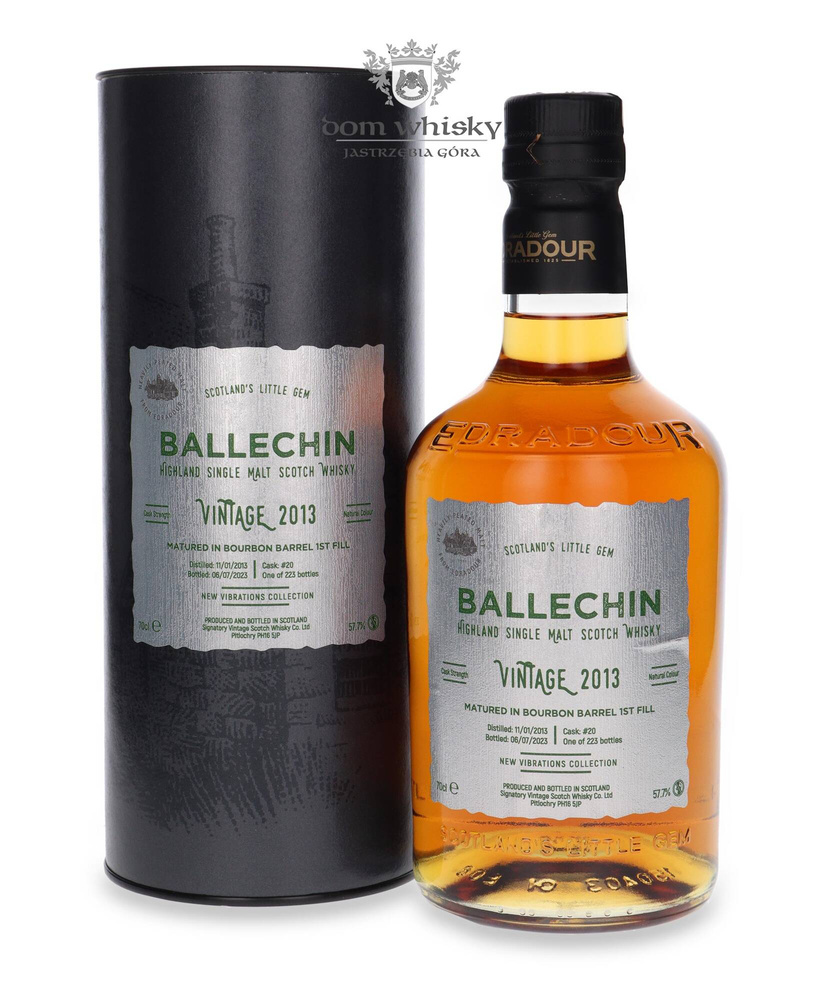 Ballechin Vintage 2013 (Bottled 2023) Bourbon Barrel / 57.7% / 0.7l