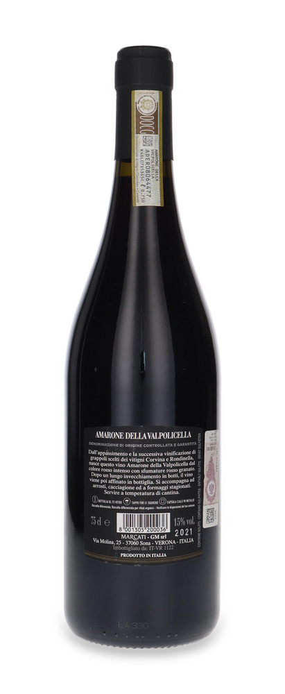 Tenuta Marcati Amarone della Valpolicella 2021 /15%/ 0,75l