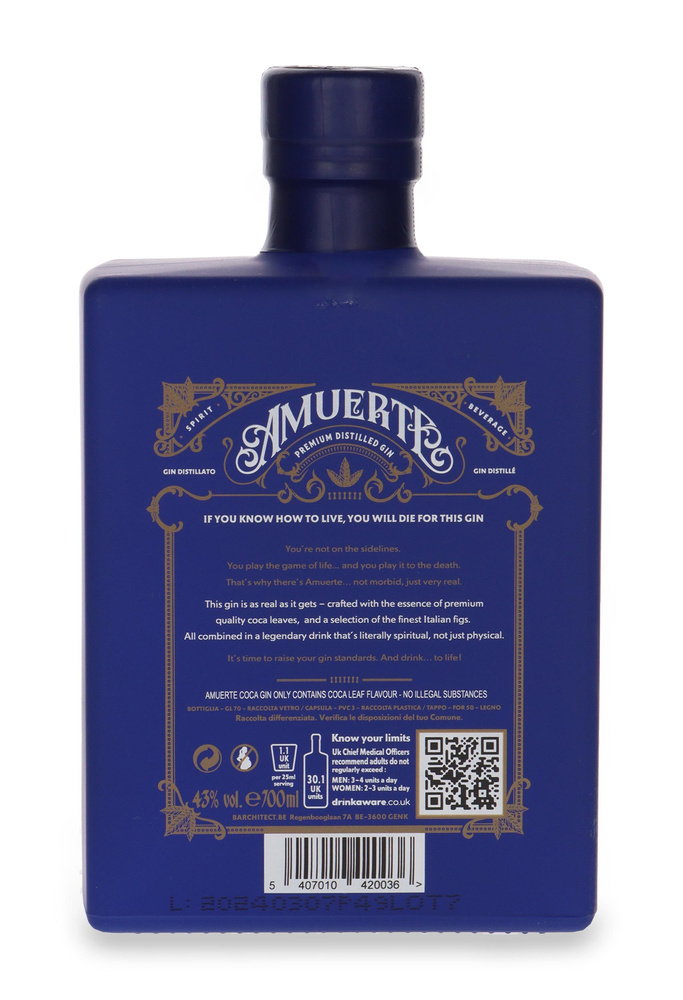 Amuerte Coca Gin Blue Edition / 43% / 0,7l