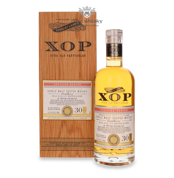 Macallan 30-letni (D.1990, B.2021) Douglas Laing’s XOP / 44,4% / 0,7l