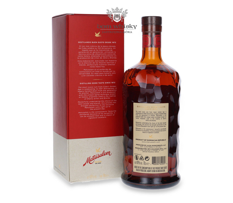 Ron Matusalem 15 Solera Blender Gran Reserva /bez opakowania / 40% / 0,7l