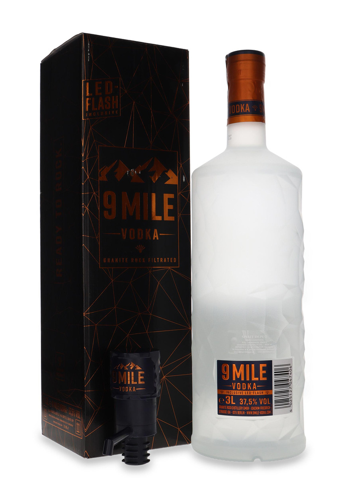 Wódka 9 Mile Vodka / 37,5% / 3,0l