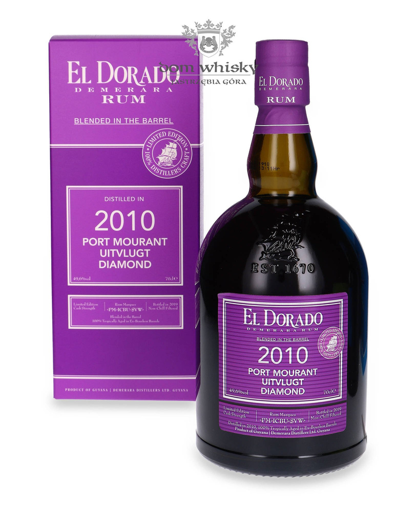 El Dorado 2010 Port Mourant Uitvlugt Diamond Rum / 49.6% / 0.7l