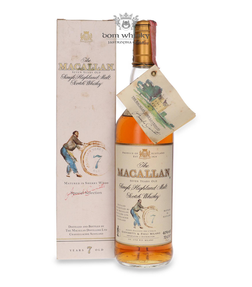 Macallan 7 Year Old Armando Giovinetti / 40% / 0.7l