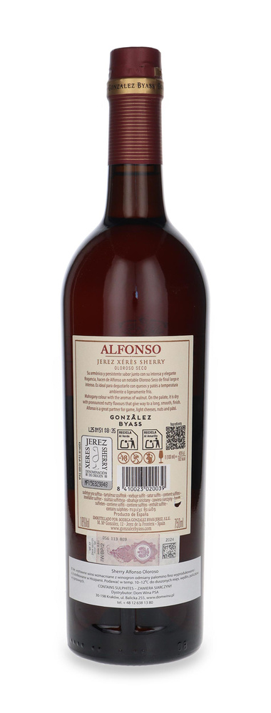 Gonzalez Byass Jerez Sherry Alfonso Oloroso / 18% / 0.75l
