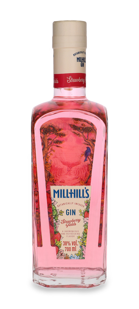 Millhill's Strawberry Fields Gin / 38% / 0,7l