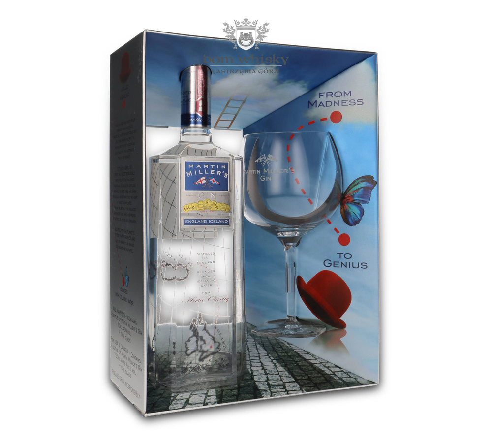 Martin Miller's Arctic Clarity Gin + Copa Glass / 40% / 0,7l