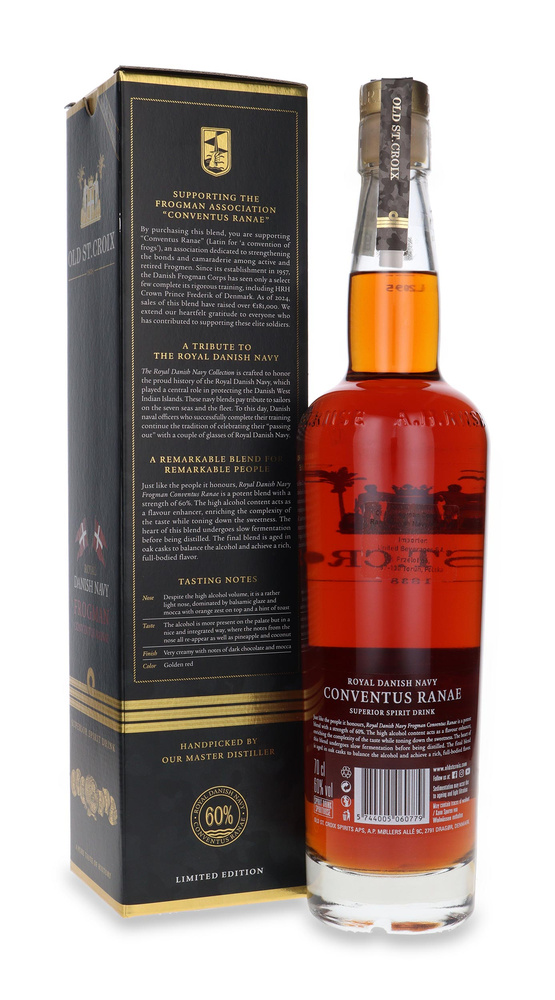 Old St.Croix Frogman Convertus Rane Danish Navy Rum / 60% / 0,7l