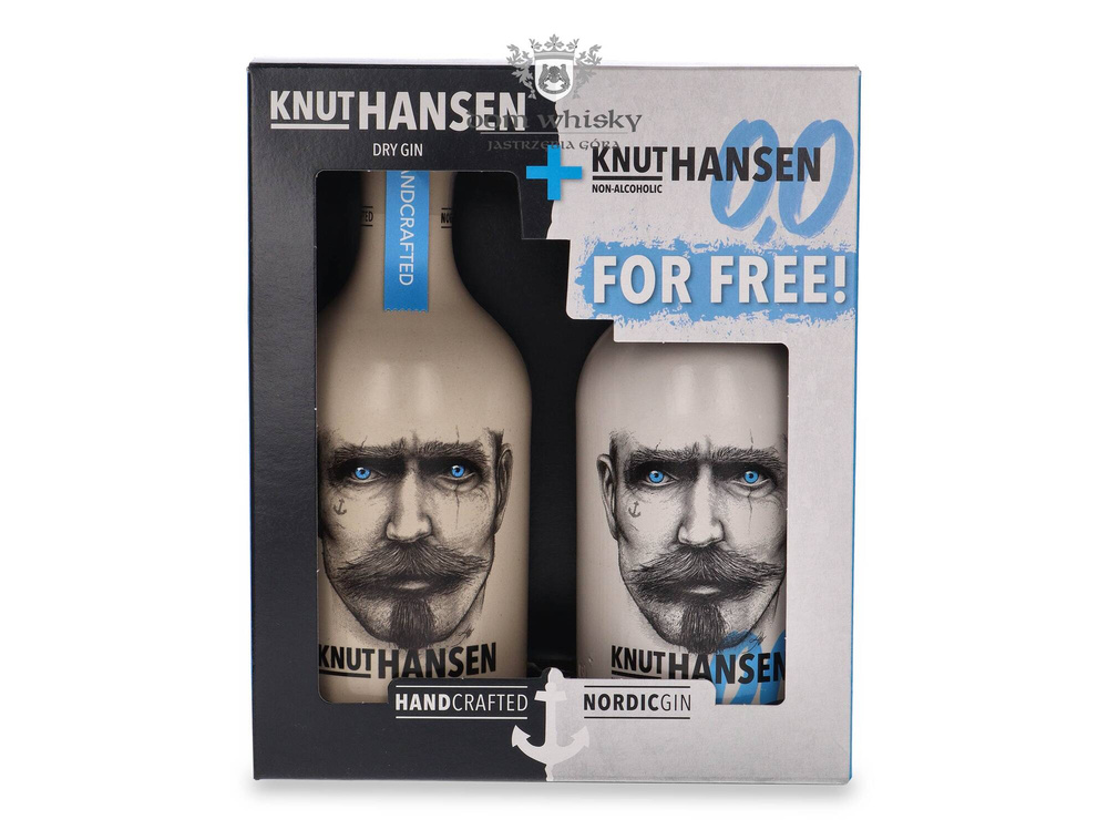 Knut Hansen Dry Gin + Knut Hansen Alcohol Free / 42% / 1.0l