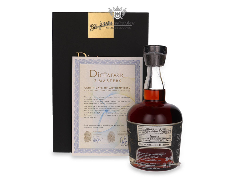 Dictador 2 Masters Glenfarclas 1977 Edition 2022 / 44% / 0,7l