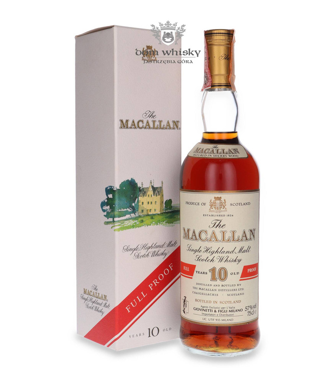 Macallan 10-letni Full Proof (Matured in Sherry Wood) / 57% / 0,75l