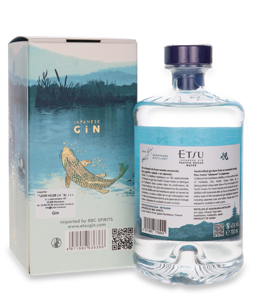 Etsu Handcrafted Deep Ocean Japanese Gin / 45%/ 0,7l