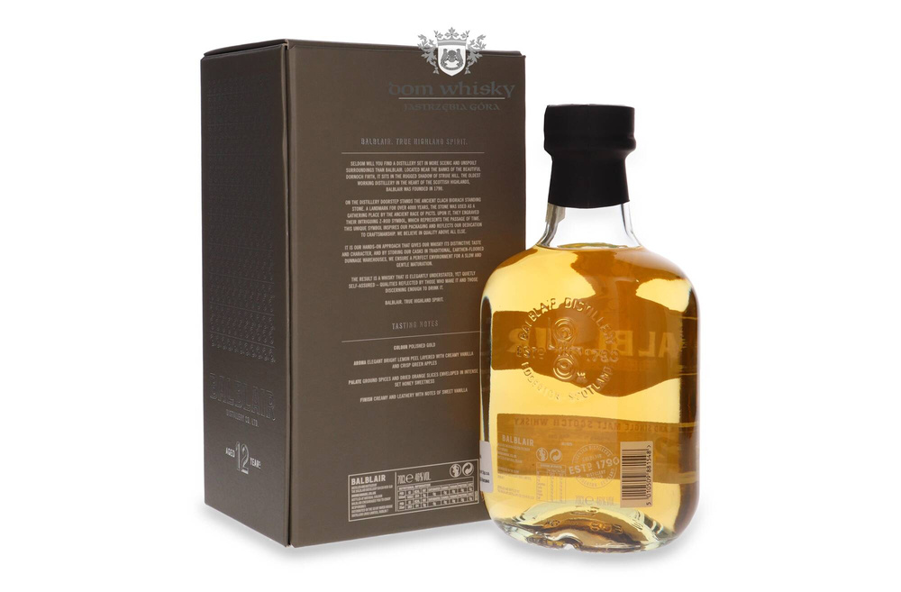 3x Balblair 12-letni / 46% / 0,7l + 1x Rum Phraya Element's / 40% / 0,7l