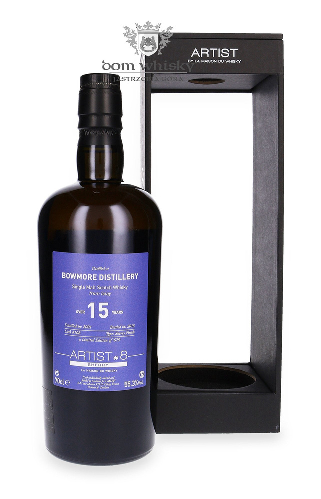 Bowmore 15-year-old (D.2001, B.2018) Sherry, Artist #8 / 55.3% / 0.7l