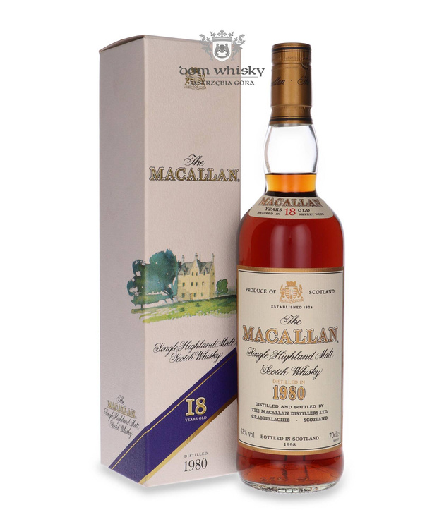 Macallan 18-letni (D.1980, B.1998) Sherry Wood / 43% / 0,7l