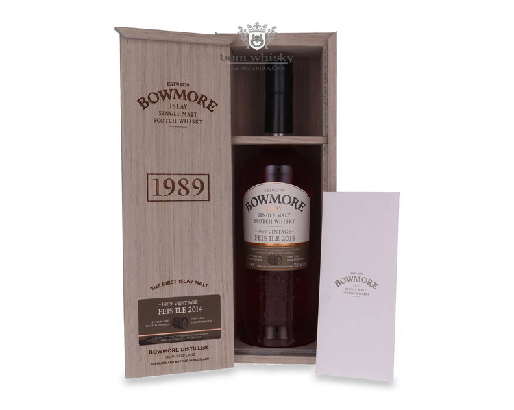 Bowmore 24-letni (D.1989, B.2014) Fèis Ìle Edition / 53,3%/ 0,7l	