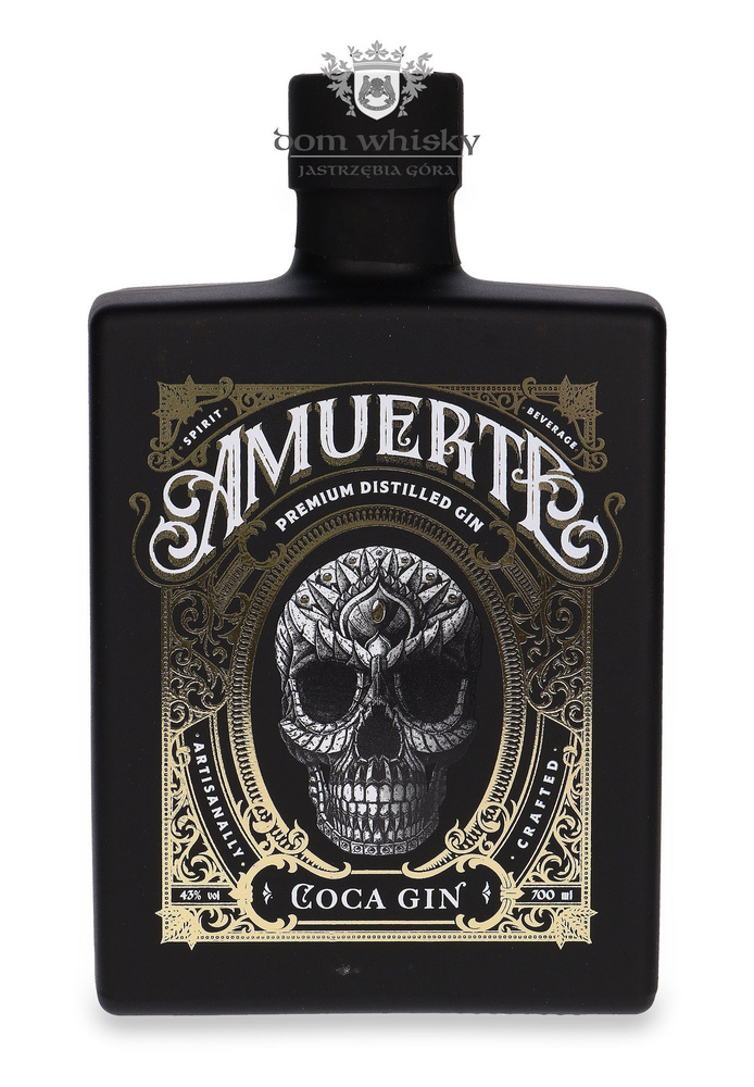 Amuerte Coca Leaf Gin Black Edition / 43% / 0,7l