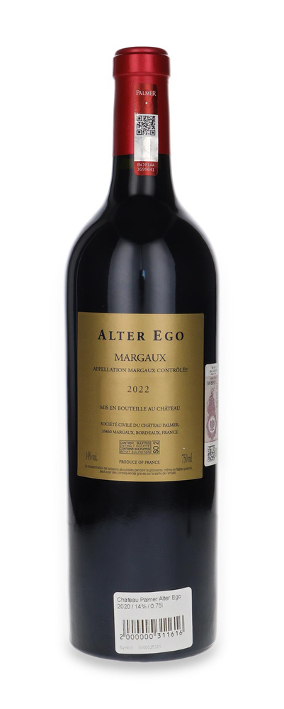 Chateau Palmer Alter Ego 2020 / 14% / 0,75l