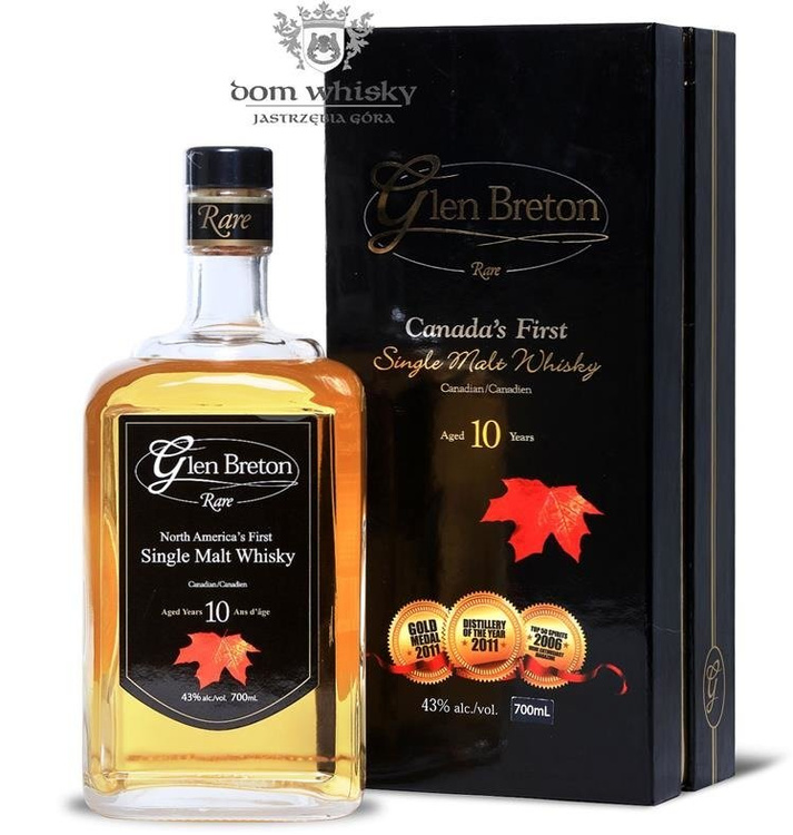 Glen Breton Rare 10-letni / 43%/ 0,7l